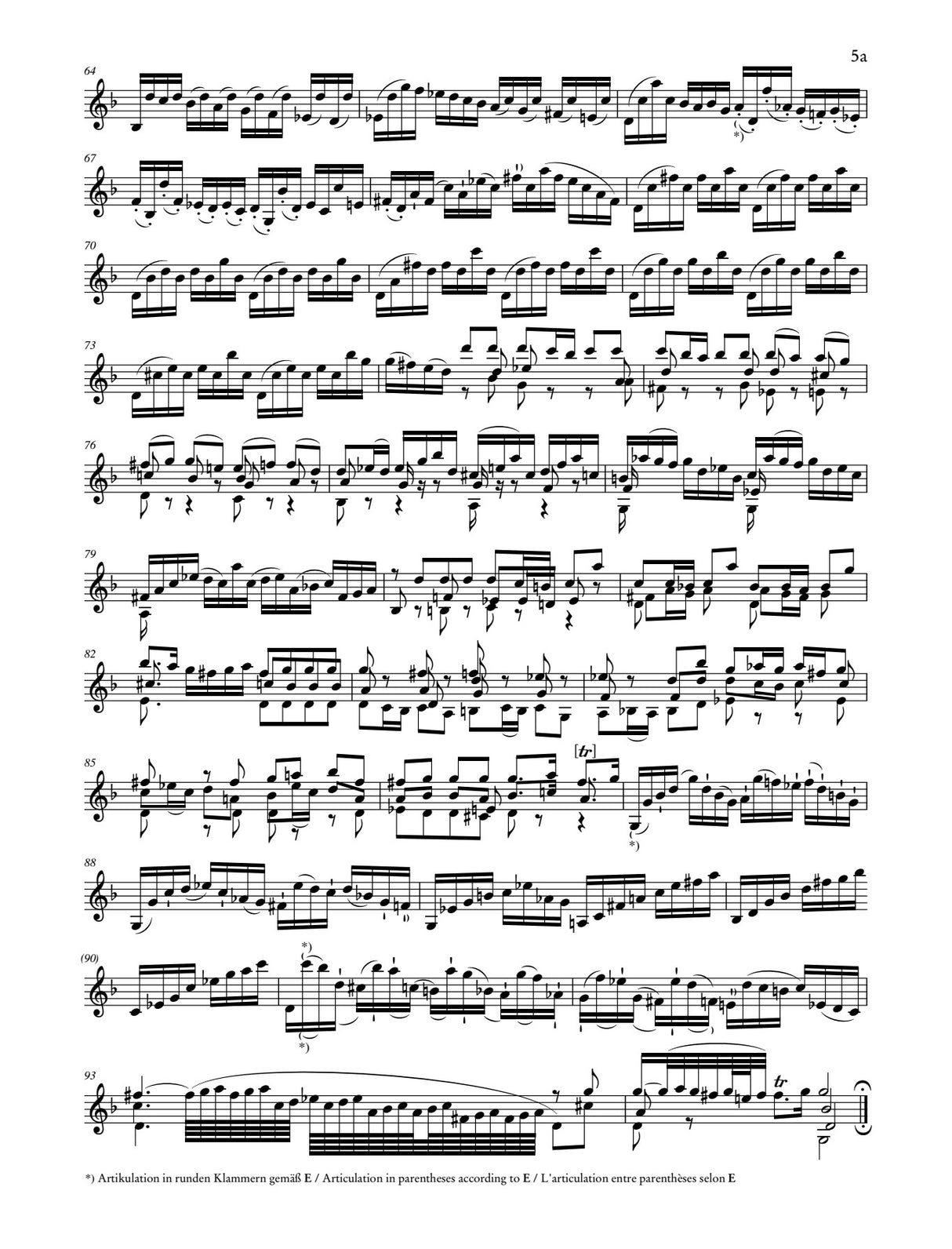 Bach: 6 Sonatas and Partitas for Solo Violin, BWV 1001-1006