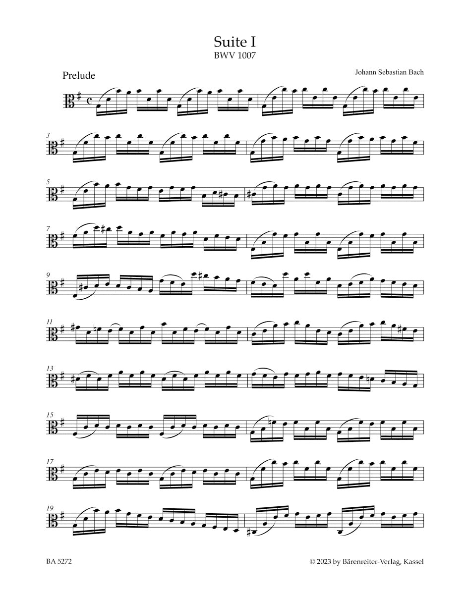 Bach: 6 Suites, BWV 1007-1012 (arr. for viola)