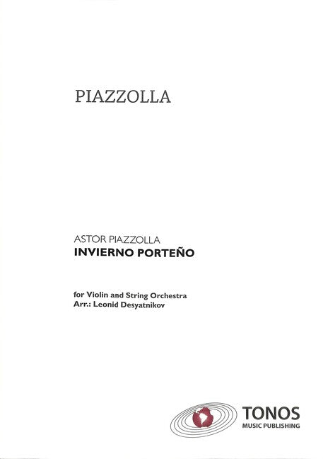 Piazzolla: Invierno porteño (arr. for violin & orchestra)