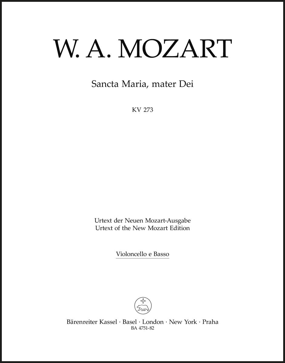 Mozart: Sancta Maria, mater Dei, K. 273