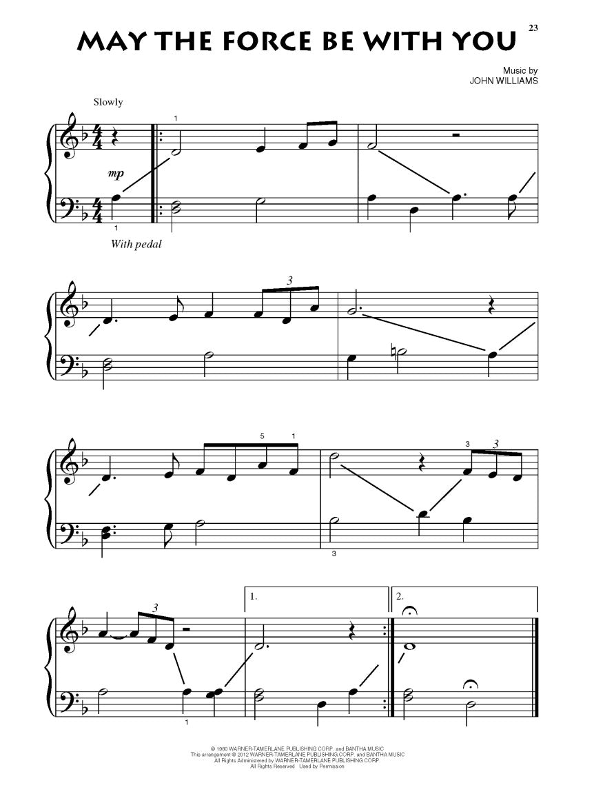 Williams: Star Wars Themes (arr. for easy piano)