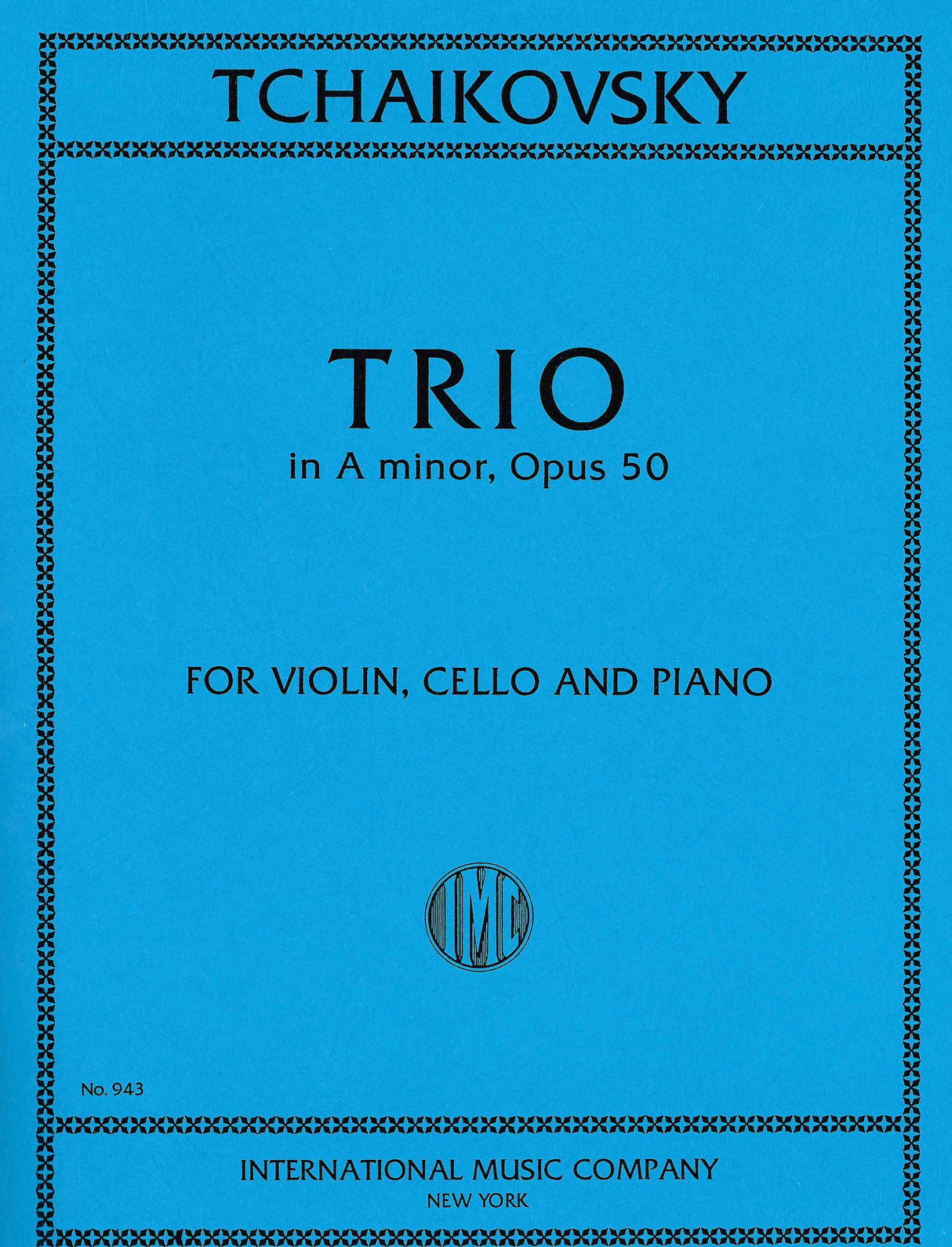 Tchaikovsky: Piano Trio in A Minor, Op. 50