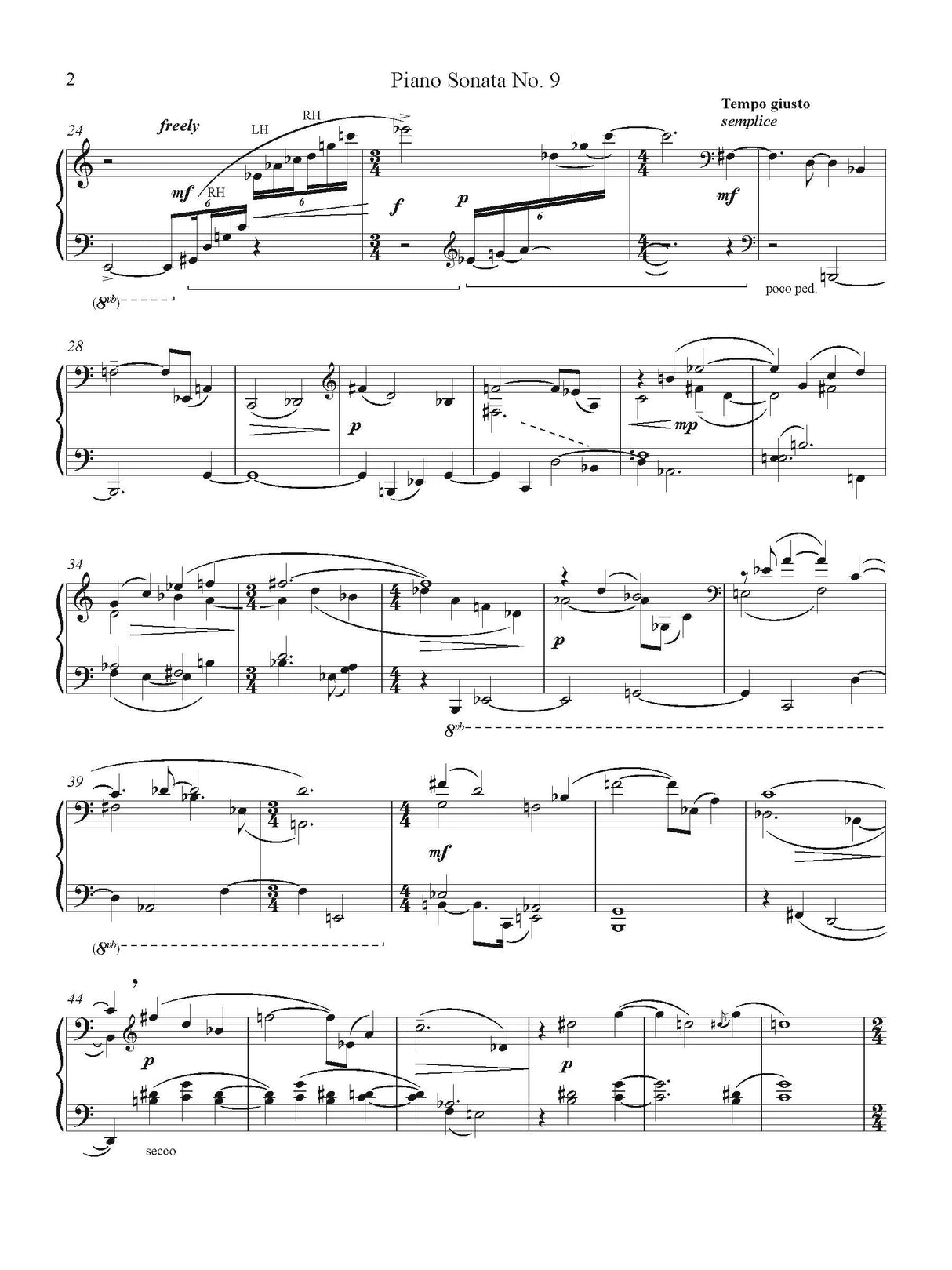 Shawn: Piano Sonata No. 9