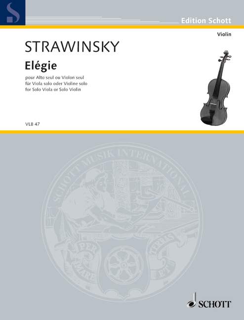 Stravinsky: Elegy