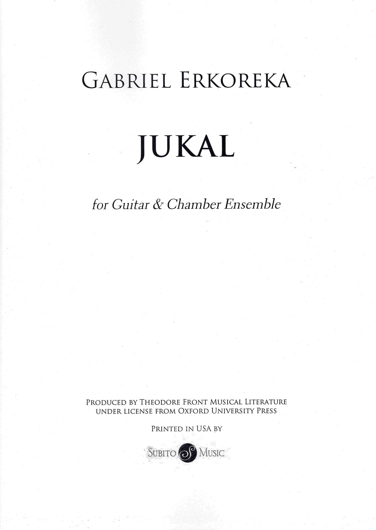 Erkoreka: Jukal