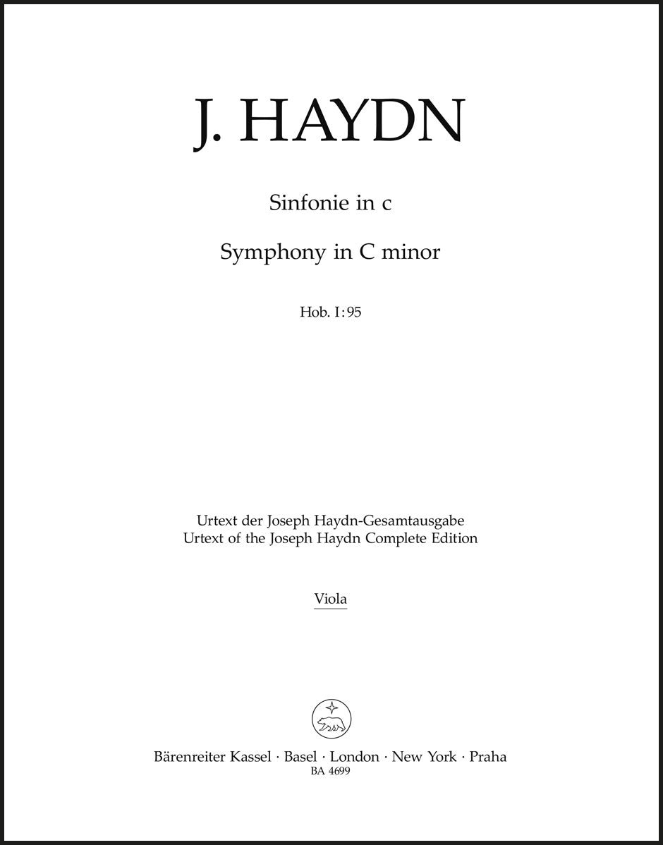 Haydn: Symphony in C Minor, Hob. I:95