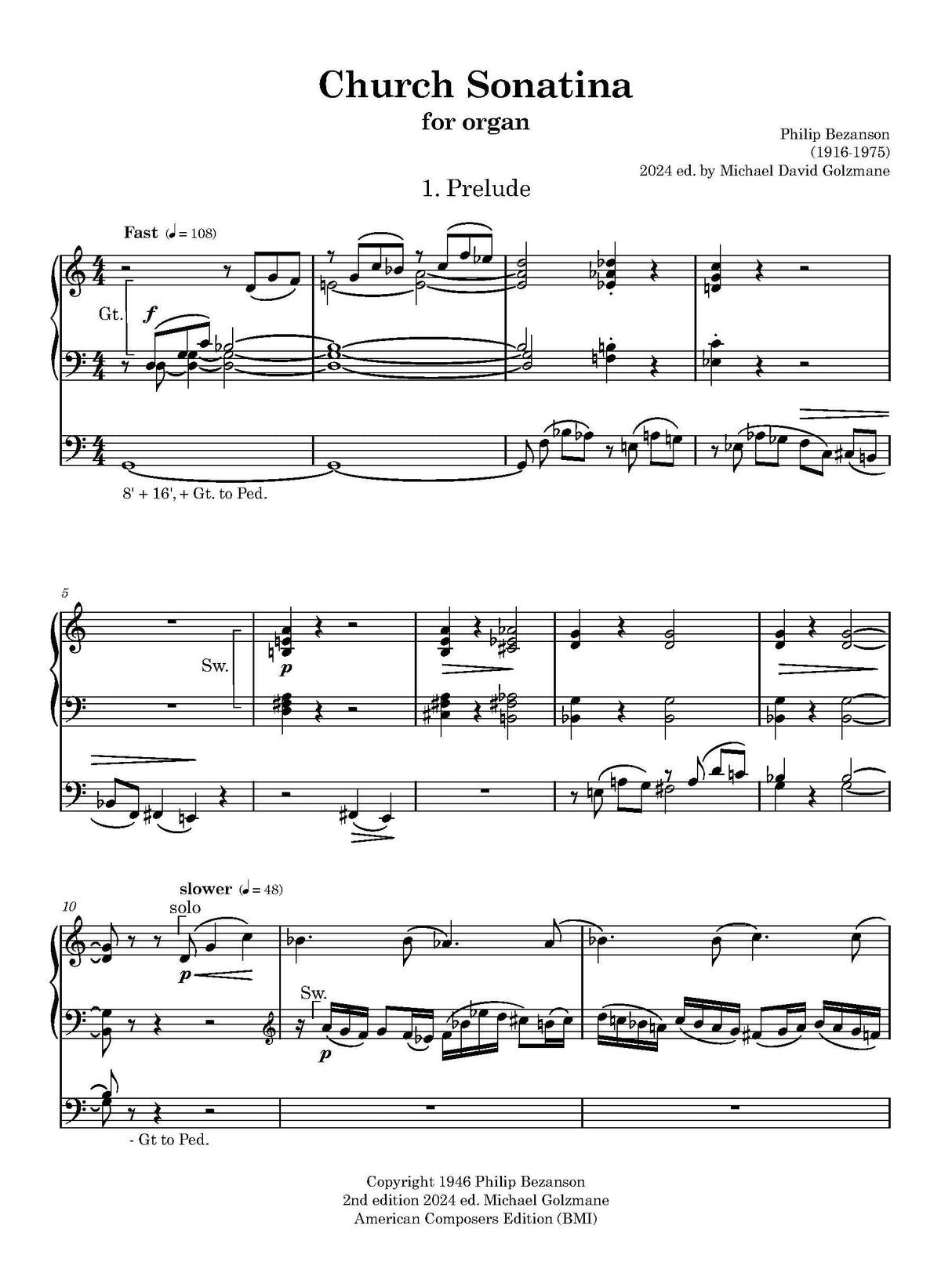 Bezanson: Church Sonatina