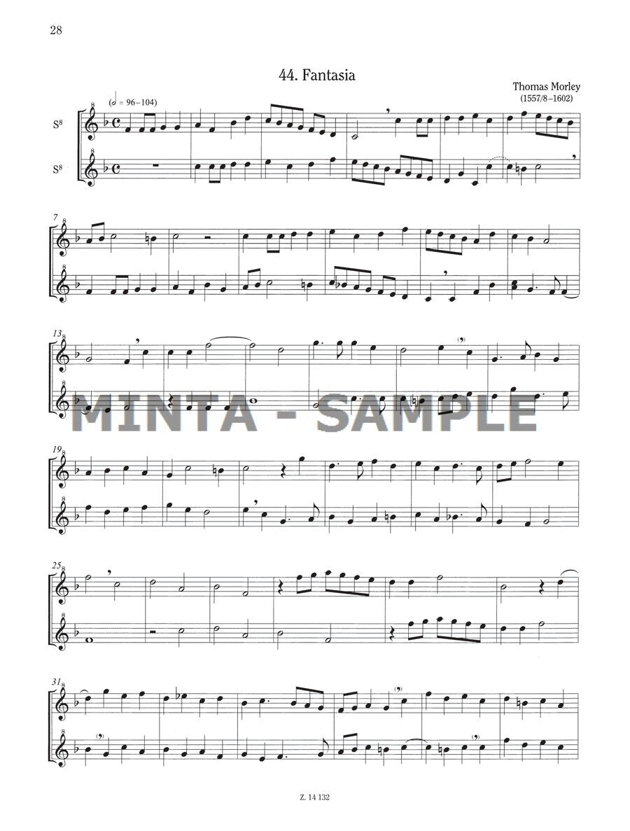 Repertoire for Music Schools - Recorder Volume 1a