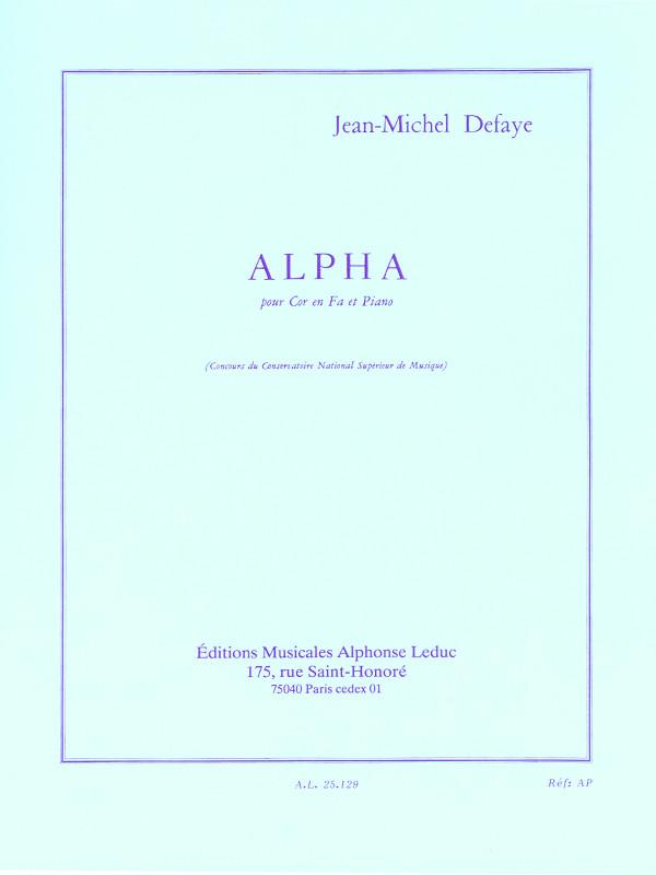 Defaye: Alpha