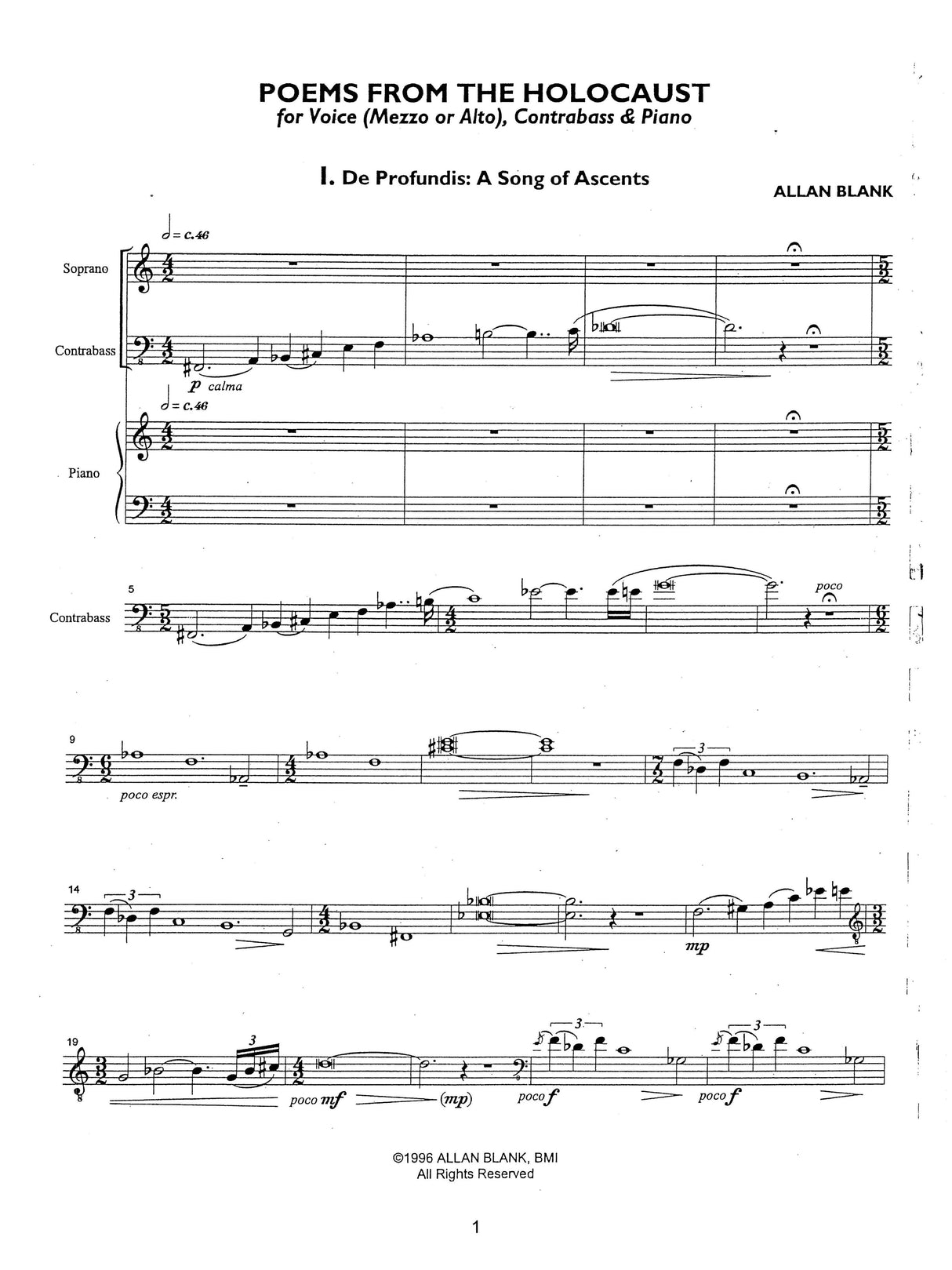 Blank: Poems from the Holocaust