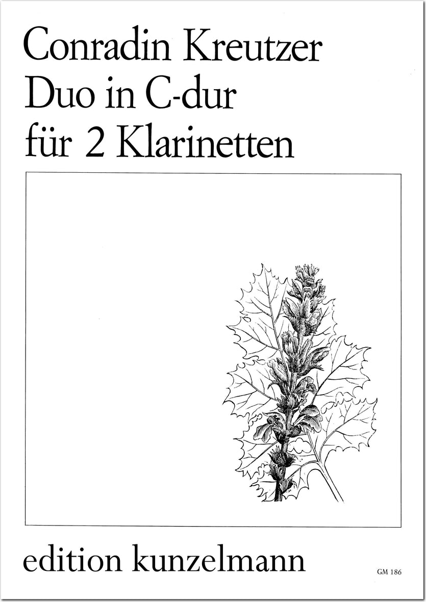Kreutzer: Clarinet Duo in C Major
