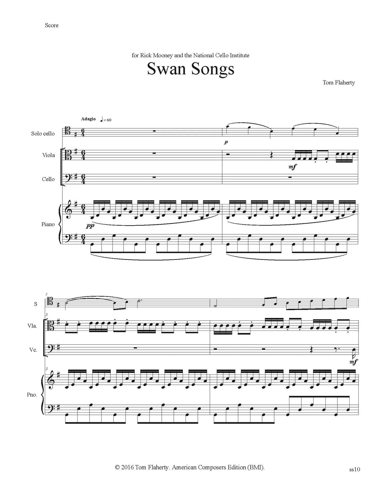 Flaherty: Swan Songs