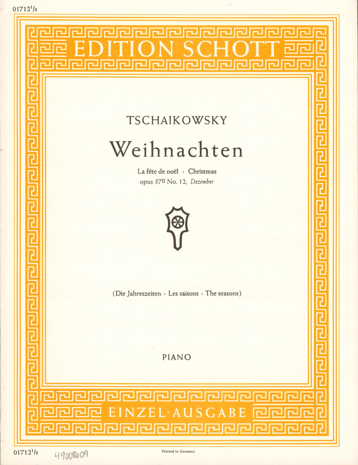 Tchaikovsky: December from The Seasons, Op. 37a, No. 12