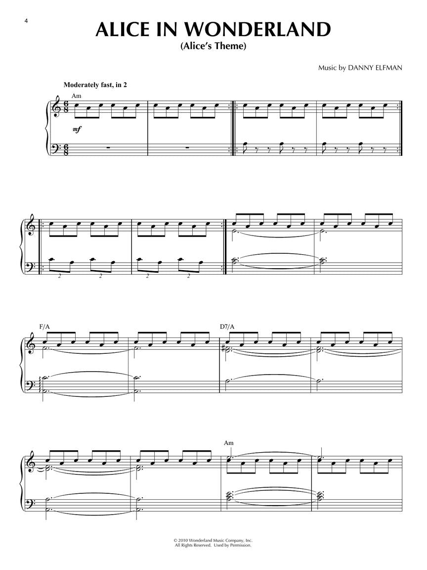 The Movie & TV Music of Danny Elfman (arr. for piano)