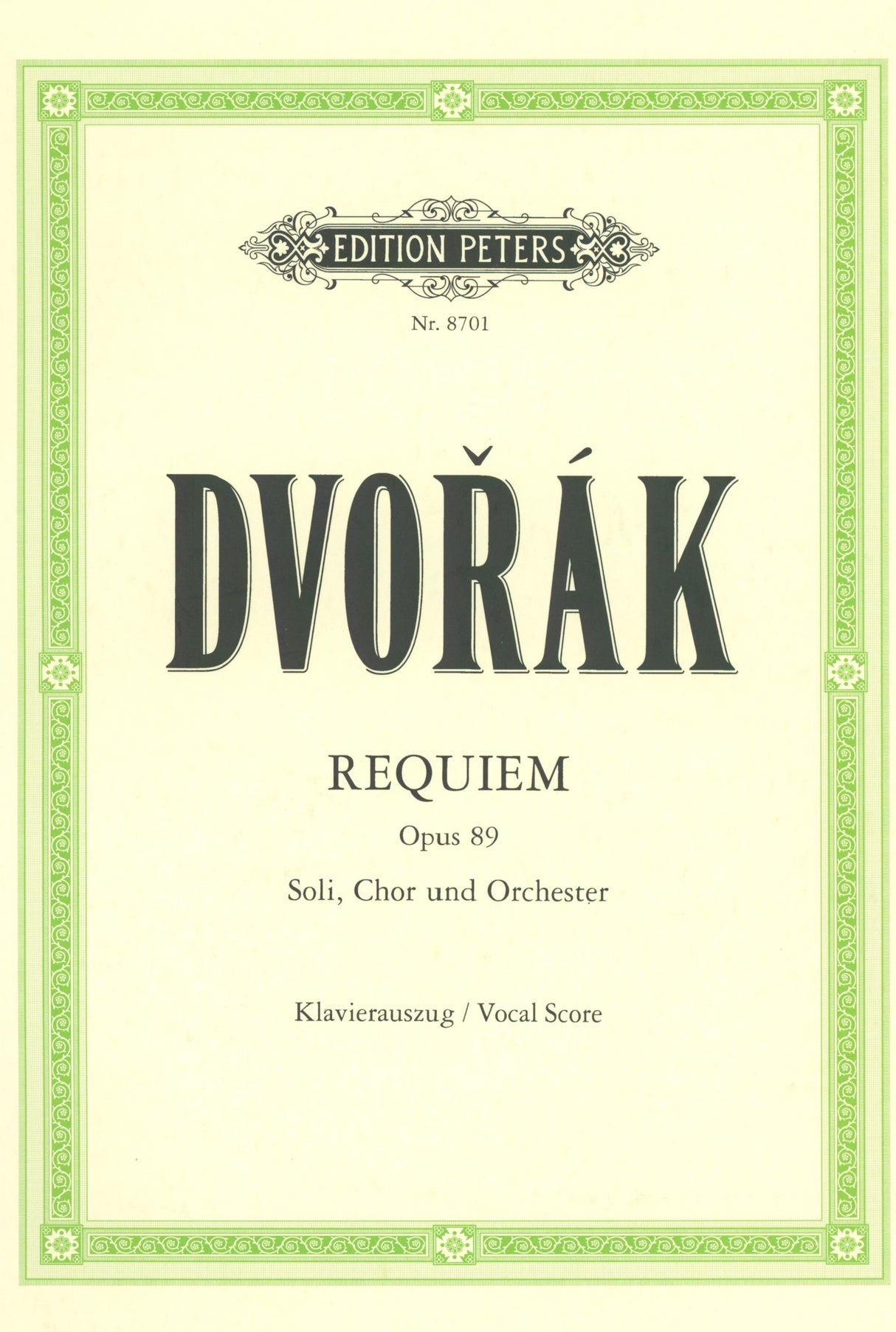 Dvořák: Requiem, Op. 89