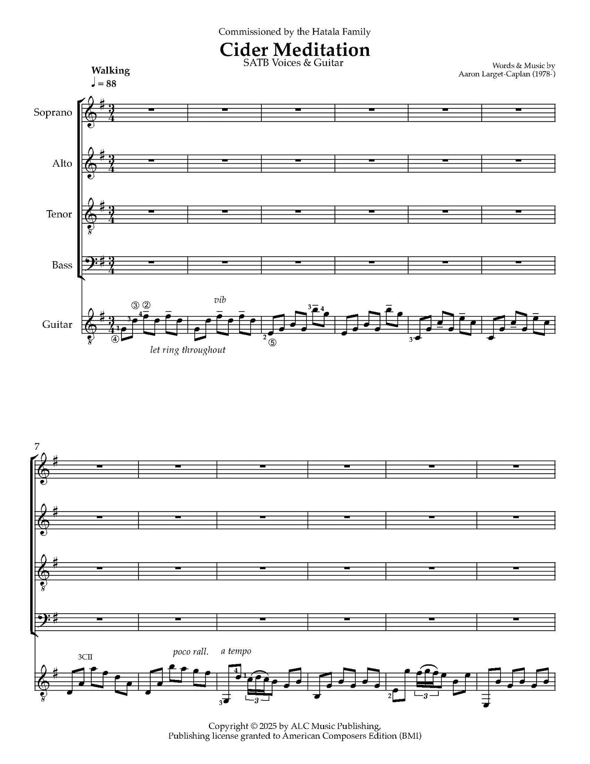 Larget-Caplan: Cider Meditation