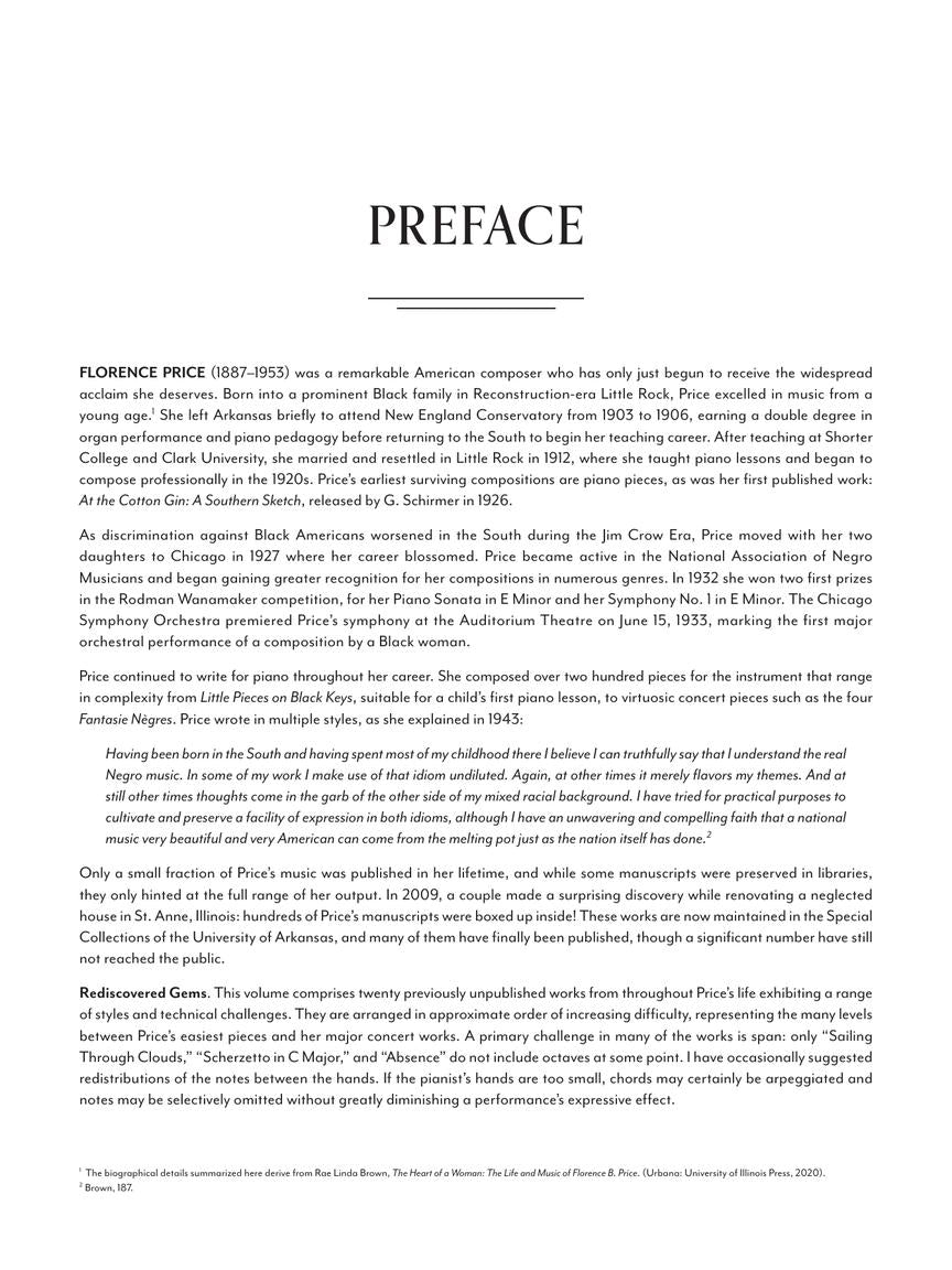 Price: Rediscovered Gems for Piano