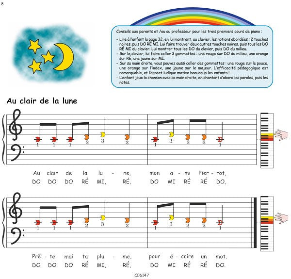 Muller-Simmerling: Le piano arc en ciel