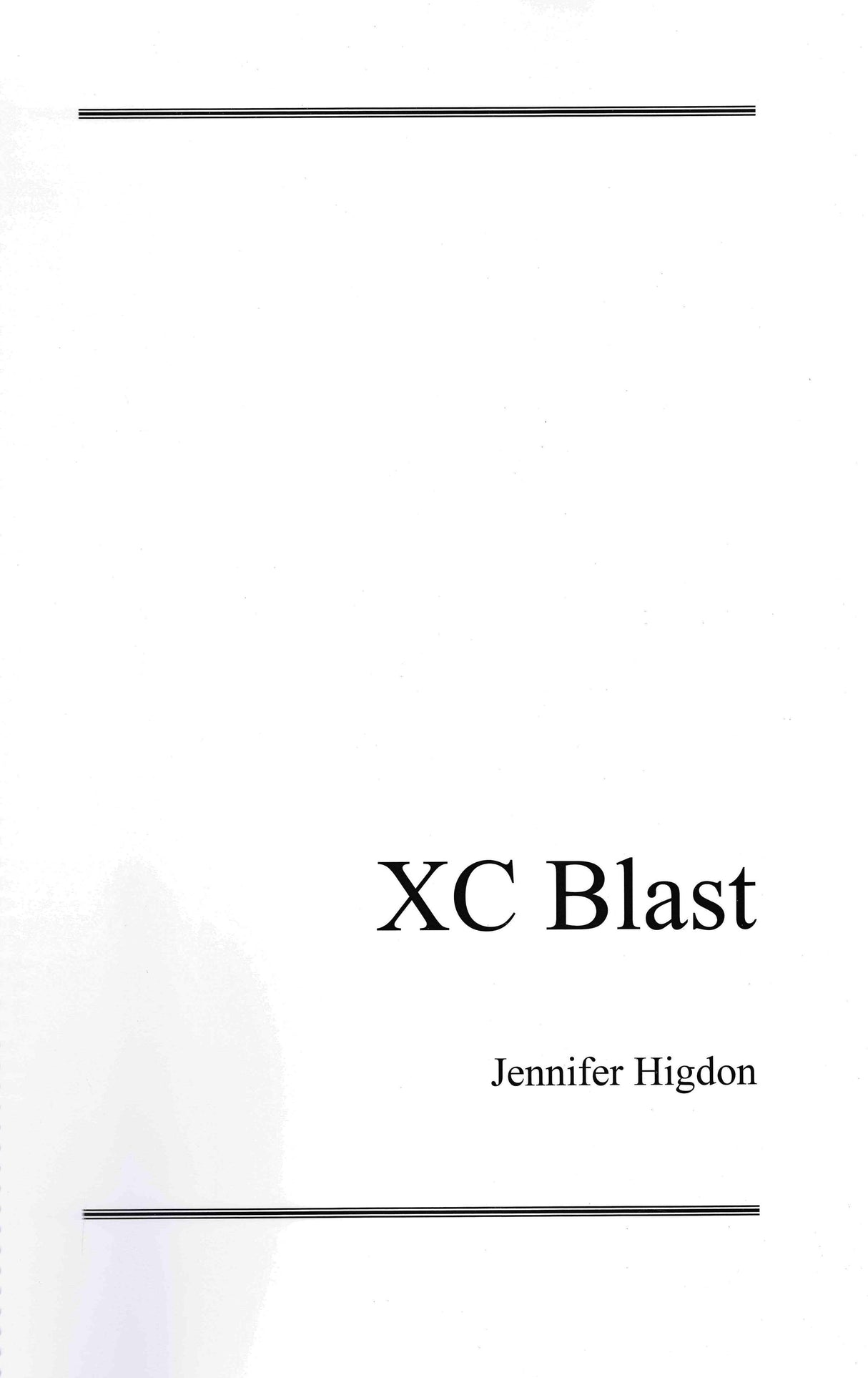 Higdon: XC Blast