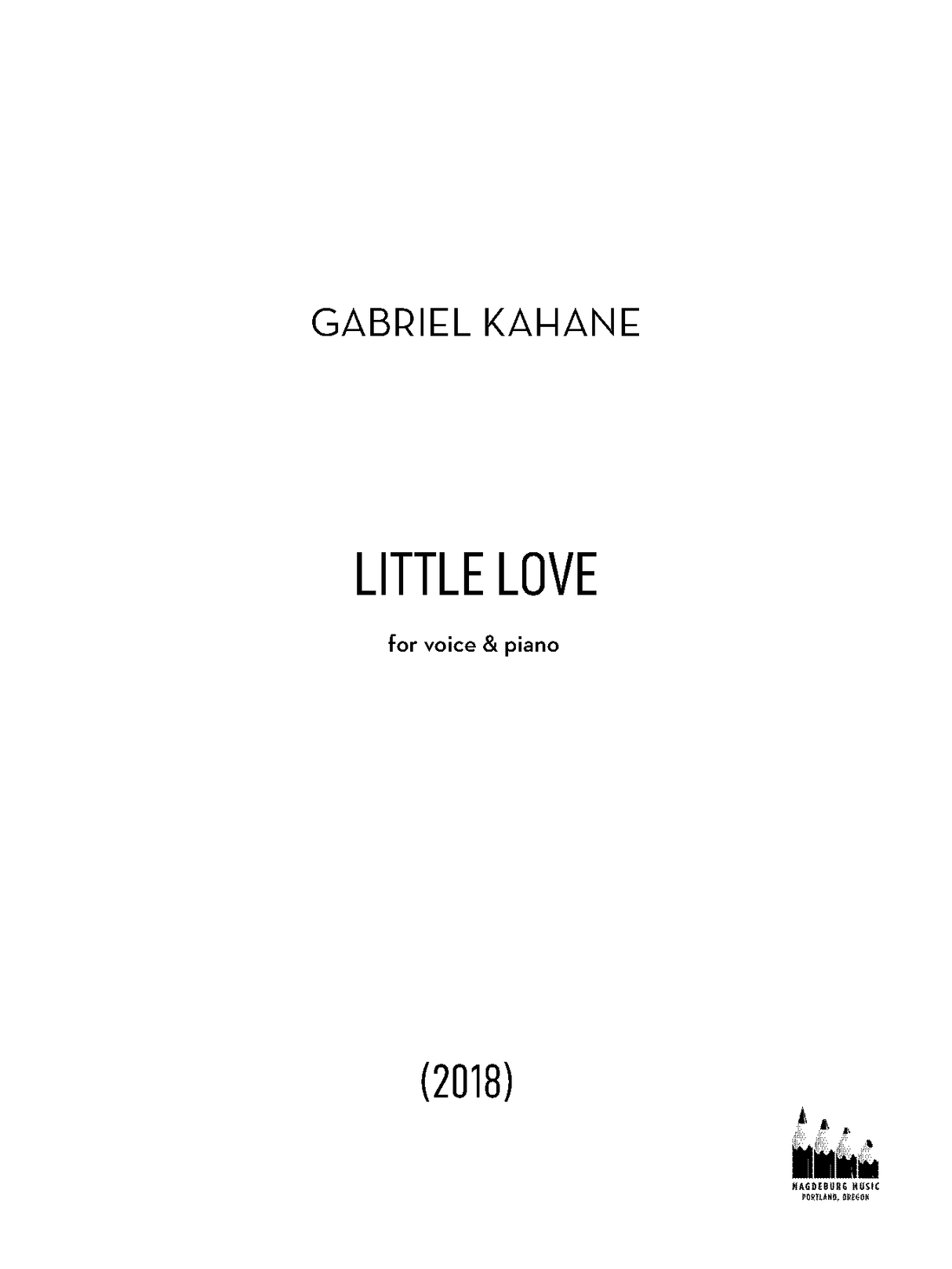 Kahane: Little Love