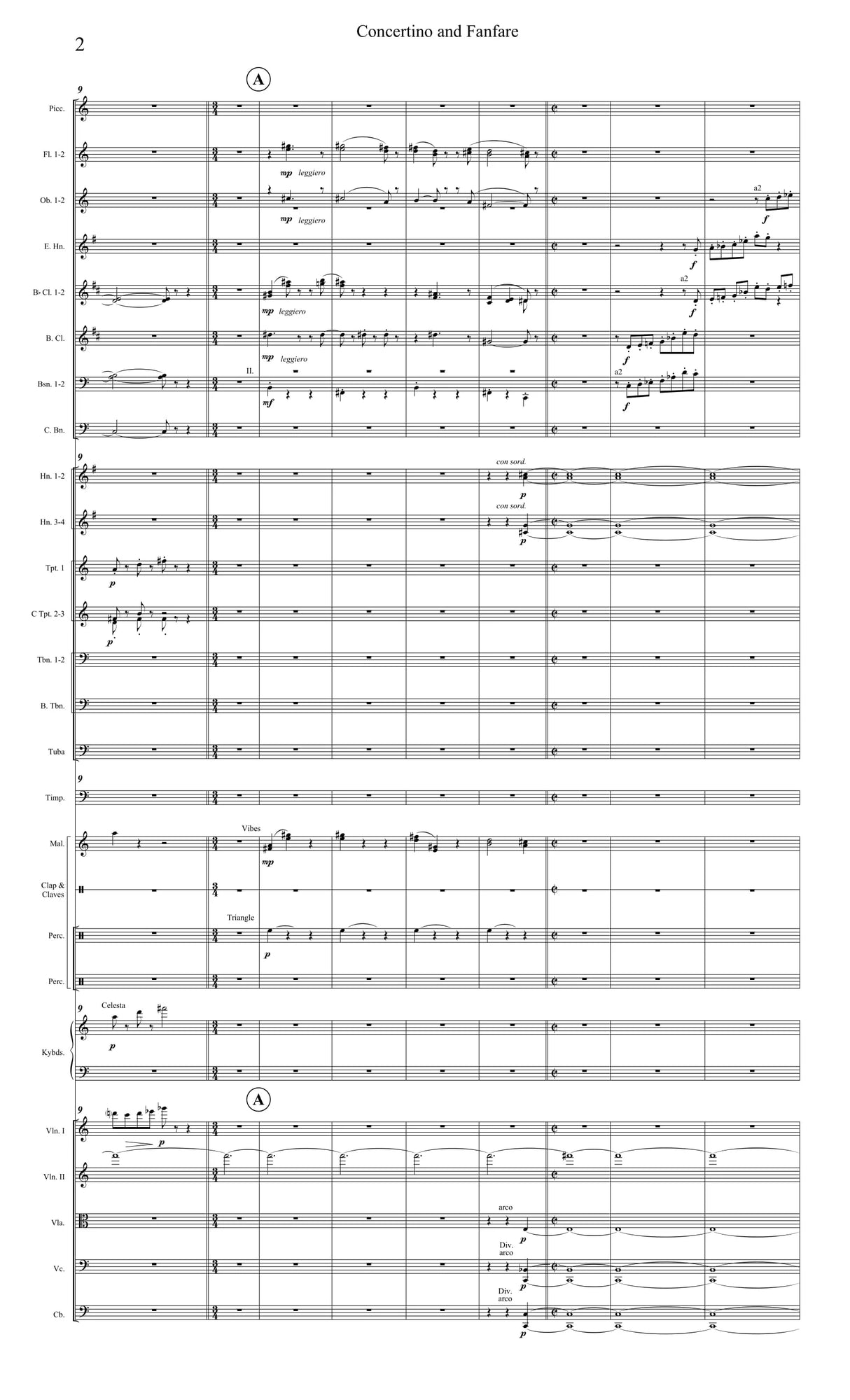 Stephenson: Concertino and Fanfare
