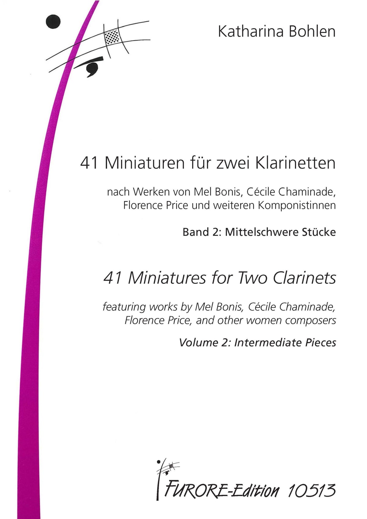 41 Miniatures for 2 Clarinets - Volume 2