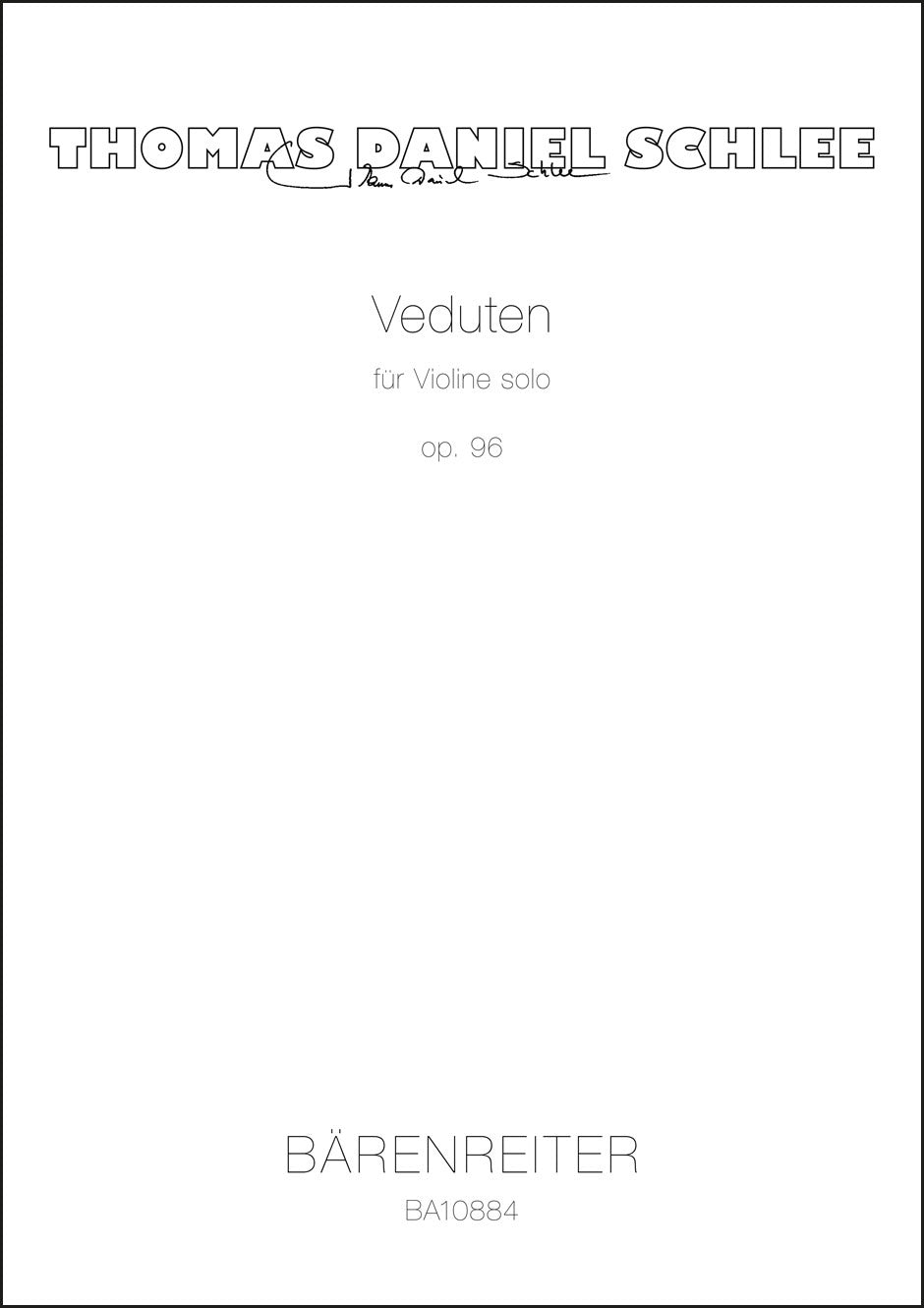 Schlee: Vedutas, Op. 96