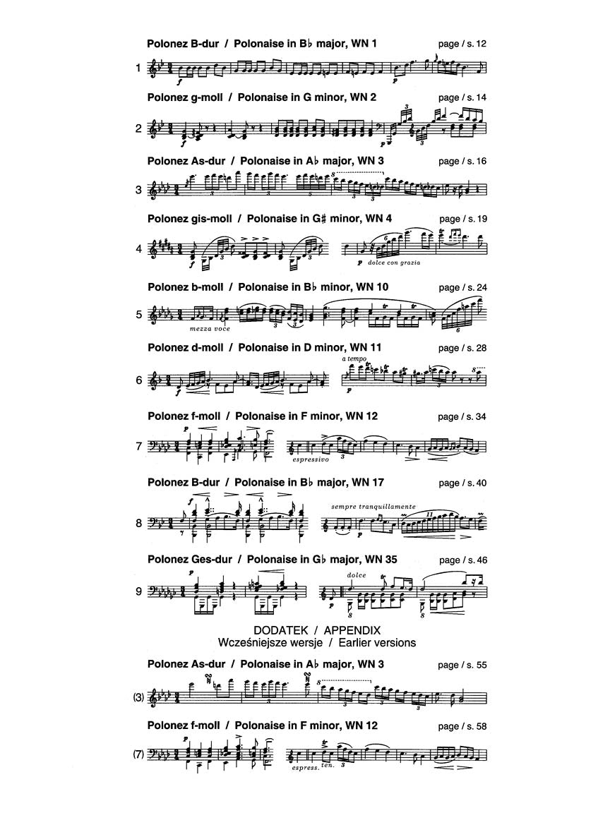 Chopin: Polonaises - Series B