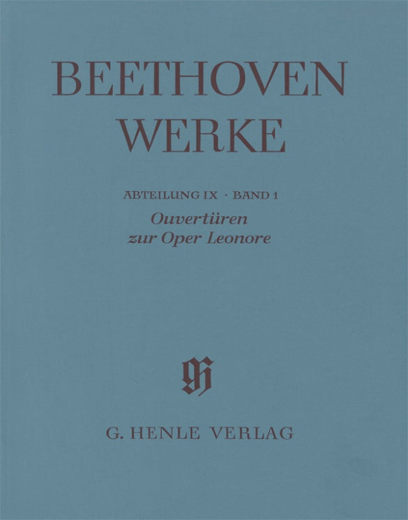 Beethoven: Overtures to the opera Leonore
