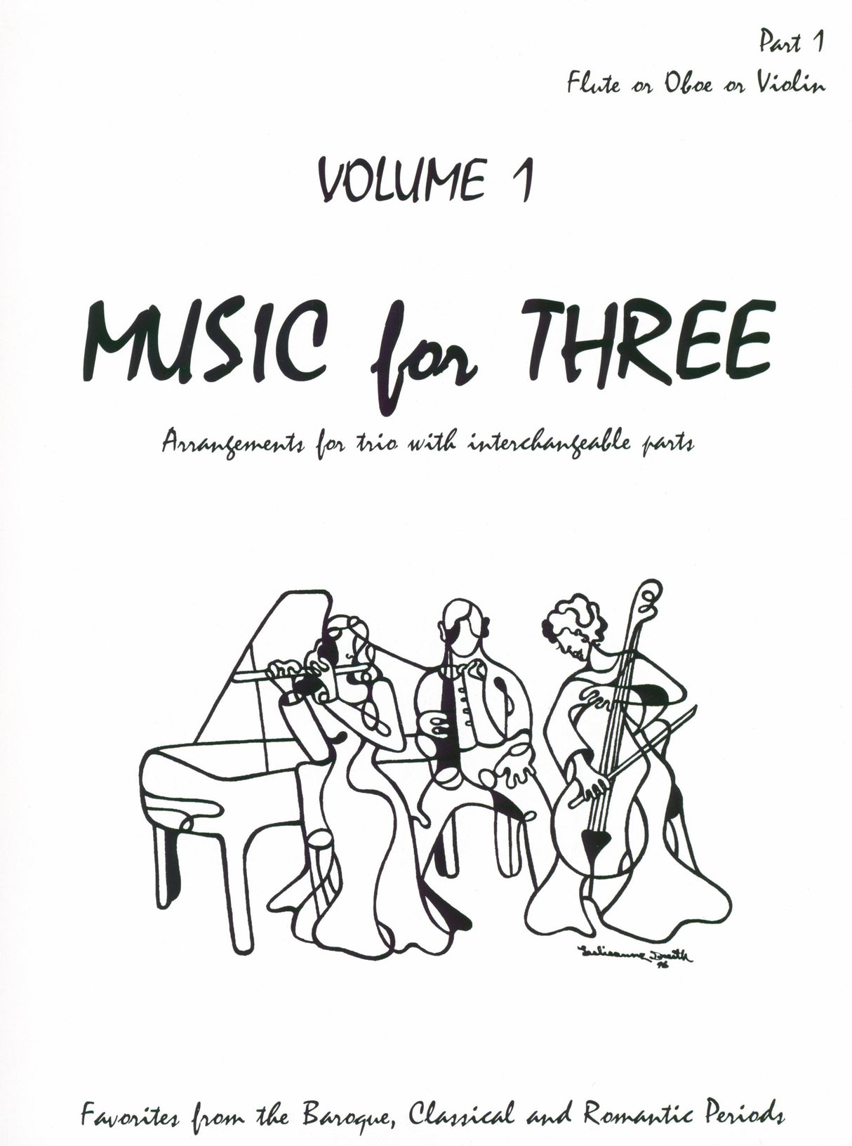 Music for Three - Volume 1 (for string trio or mixed trio)