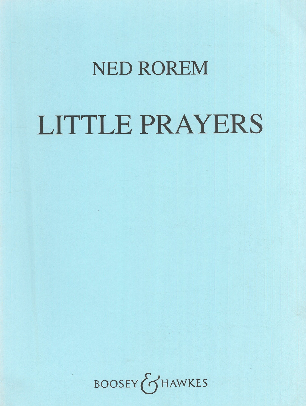 Rorem: Little Prayers