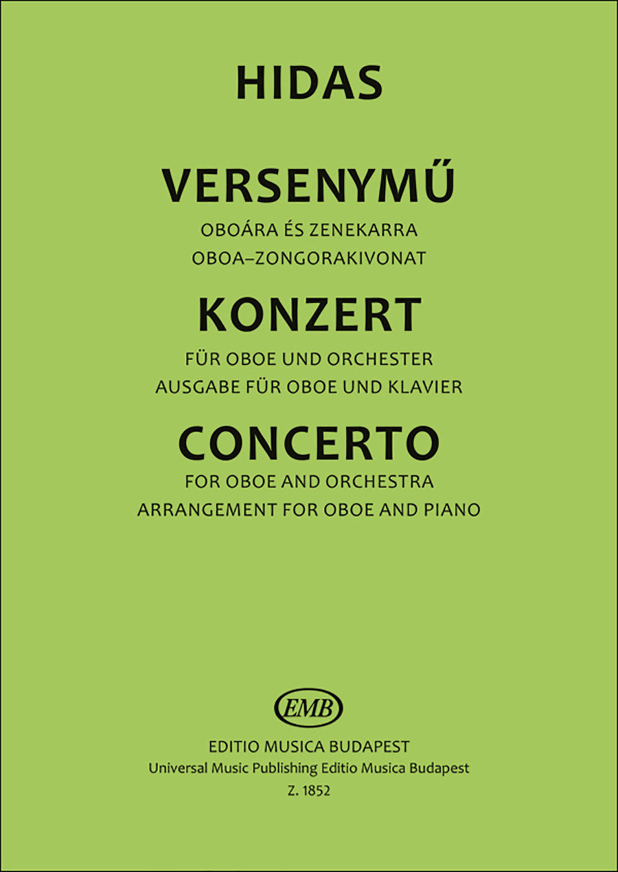 Hidas: Oboe Concerto