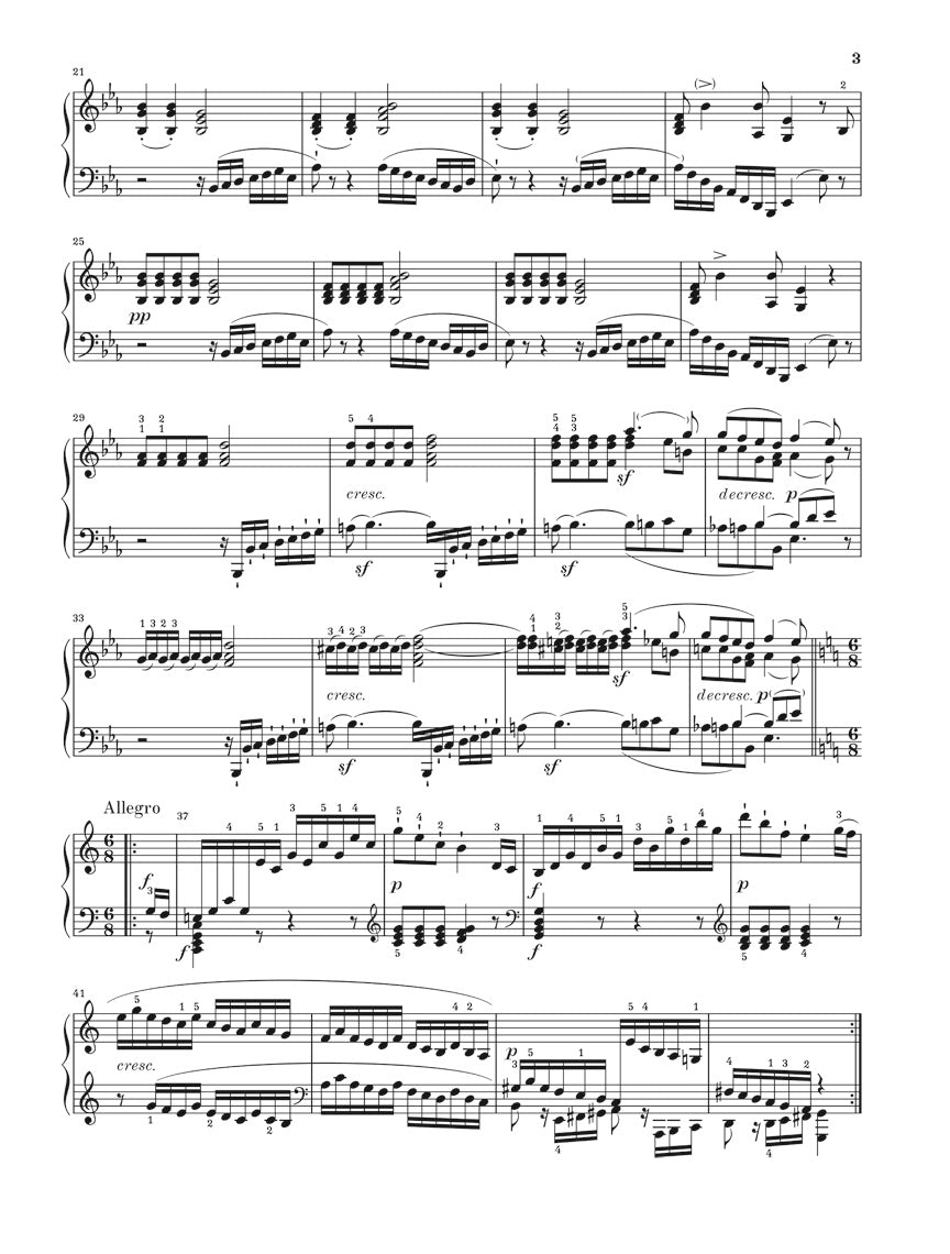 Beethoven: Piano Sonata No. 13 in E-flat Major, Op. 27, No. 1