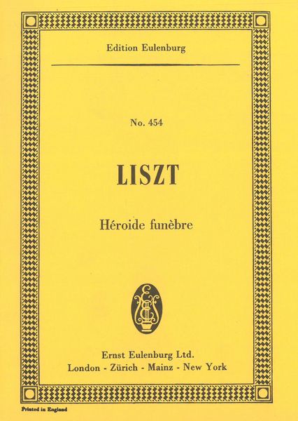 Liszt: Héroide funèbre