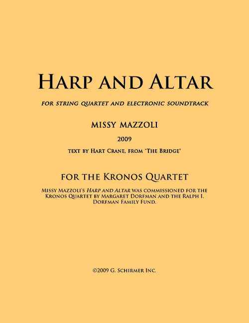 Mazzoli: Harp and Altar