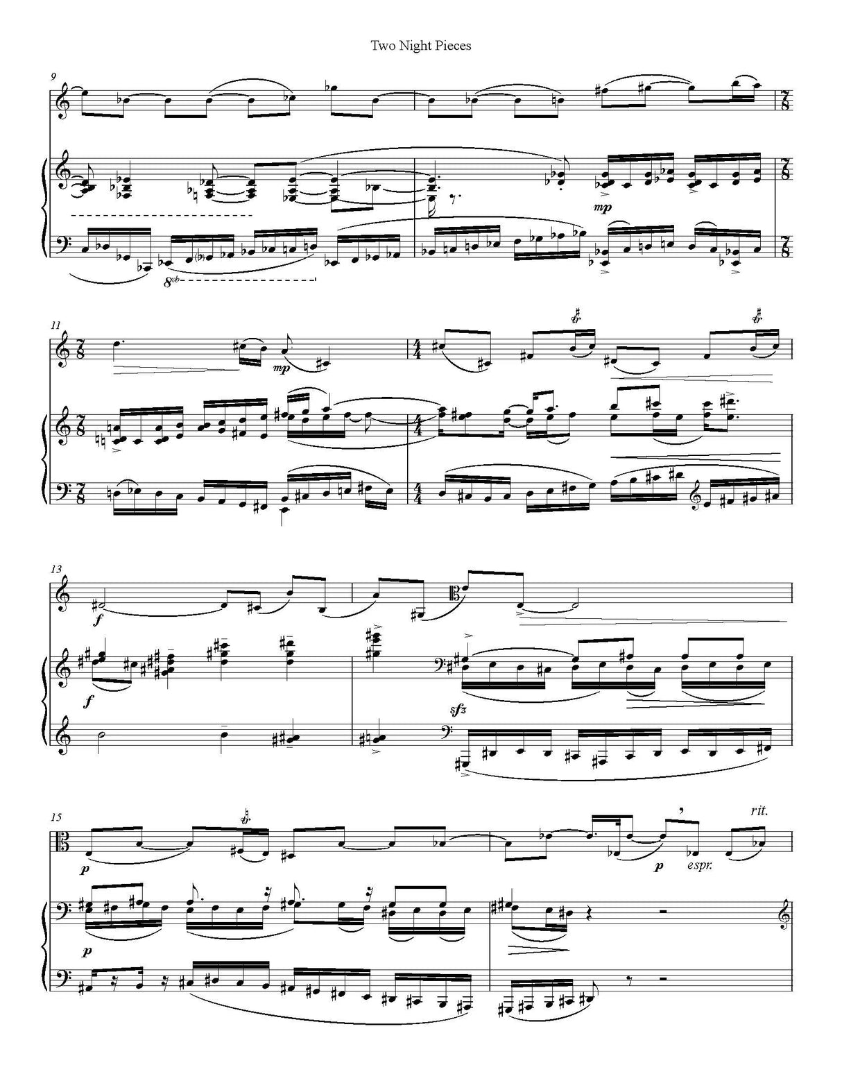 Shawn: Two Night Pieces