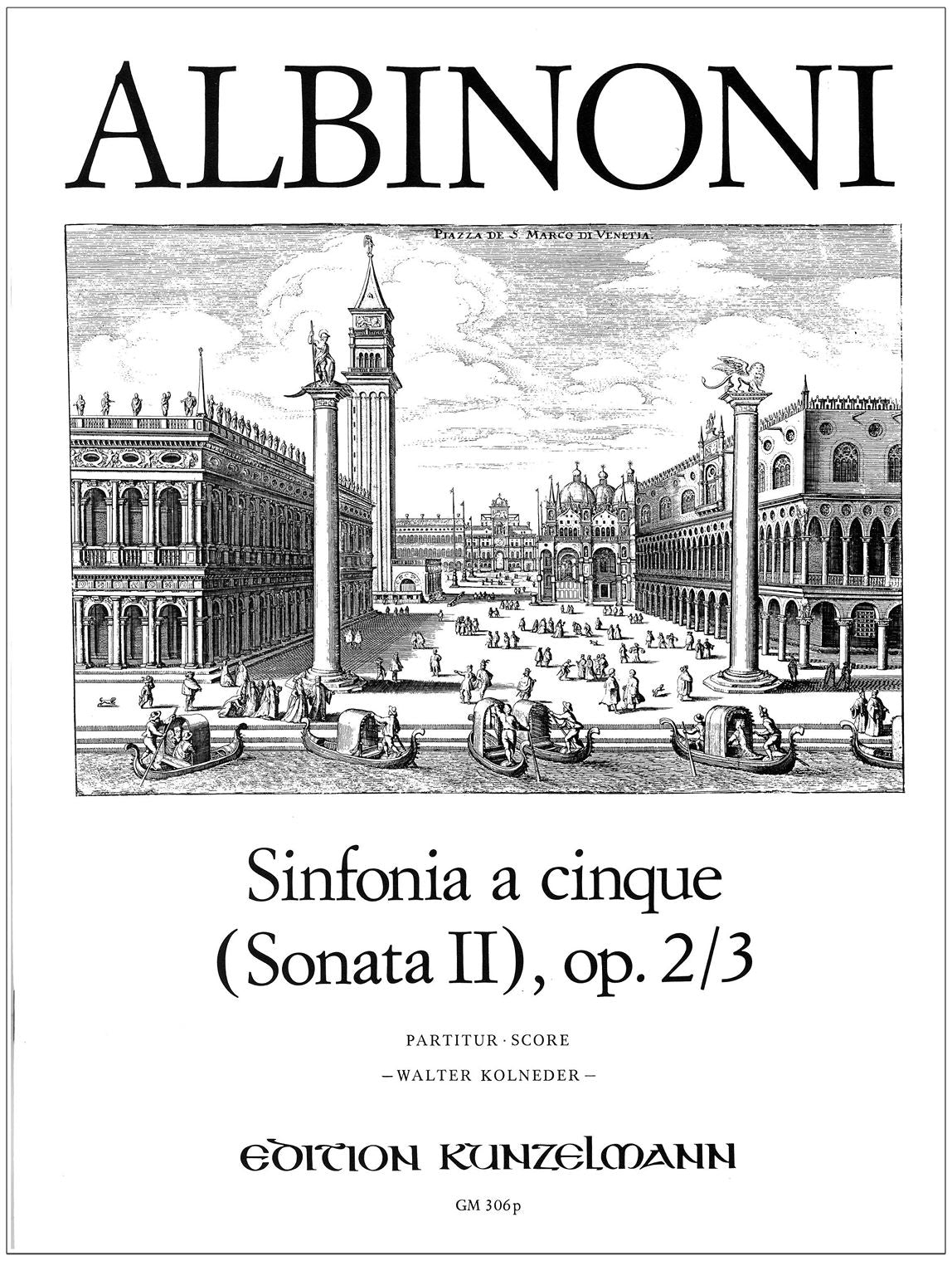 Albinoni: Sinfonia a cinque in C Major, Op. 2, No. 3