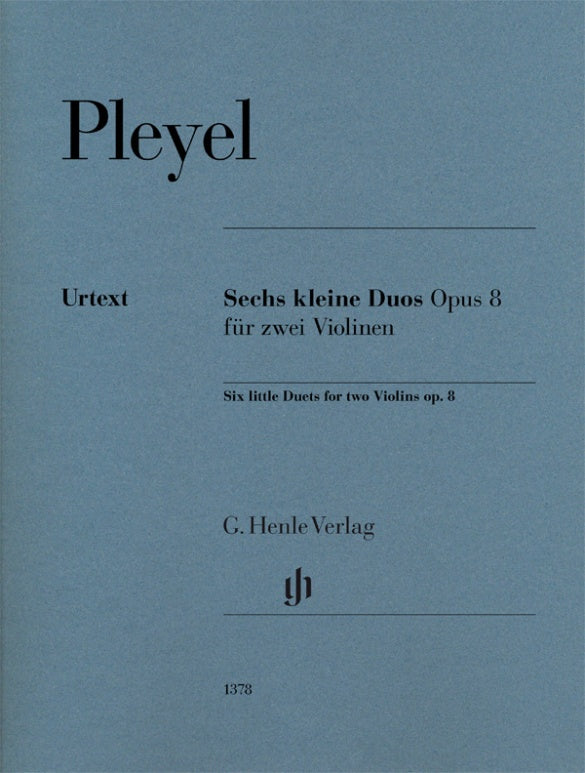 Pleyel: 6 Little Duets for 2 Violins, Op. 8
