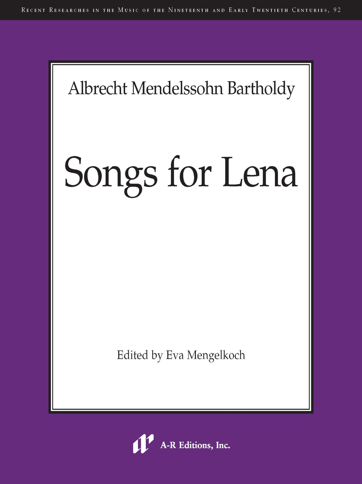 Al. Mendelssohn: Songs for Lena