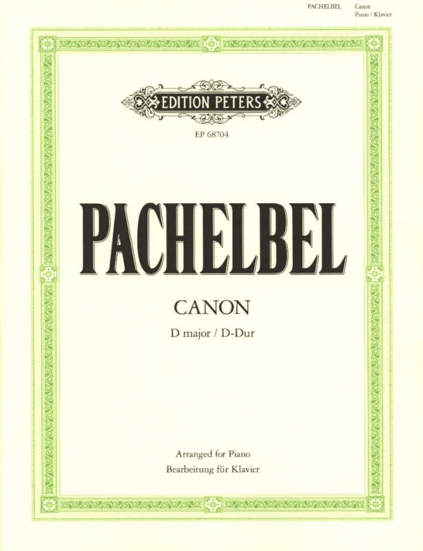 Pachelbel: Canon in D Major (arr. for piano)