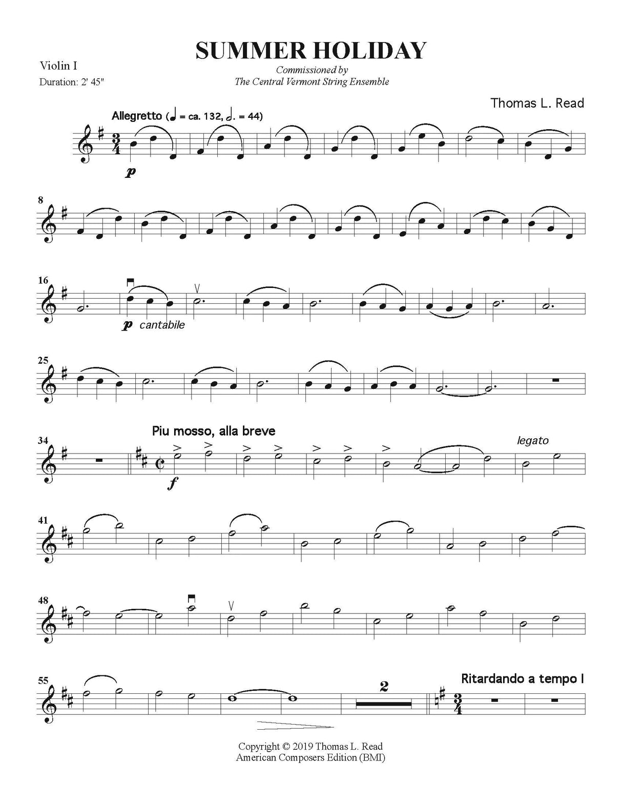 Read: Summer Holiday