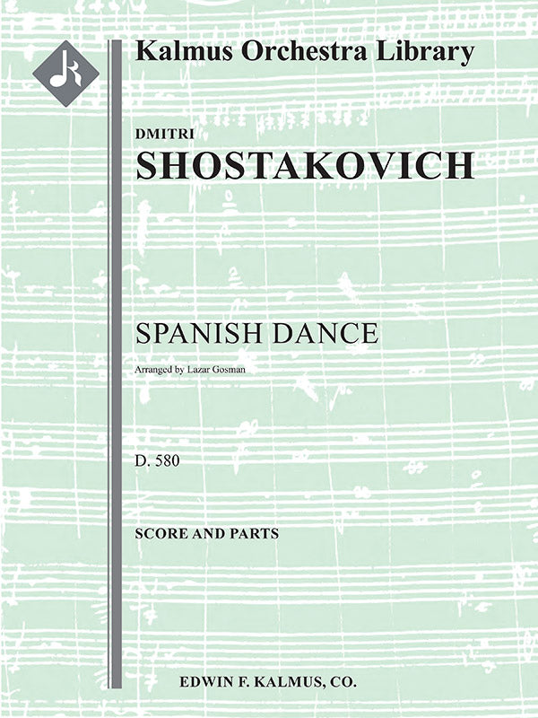 Shostakovich: Spanish Dance, D. 580 (arr. for string orchestra)
