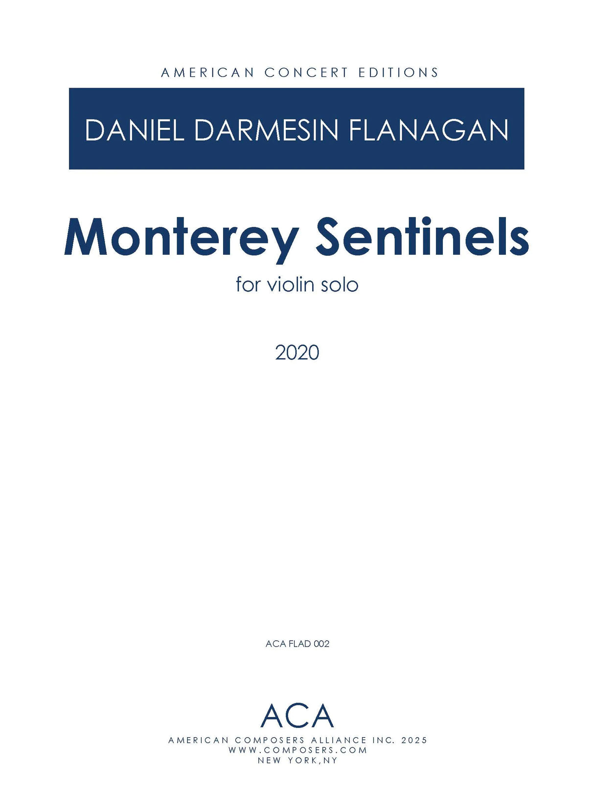 D. Flanagan: Monterey Sentinels