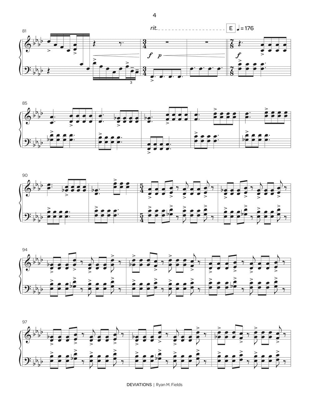 Fields: Deviations