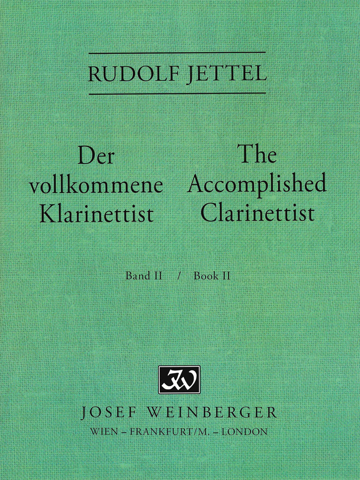 Jettel: The Accomplished Clarinettist - Volume 2
