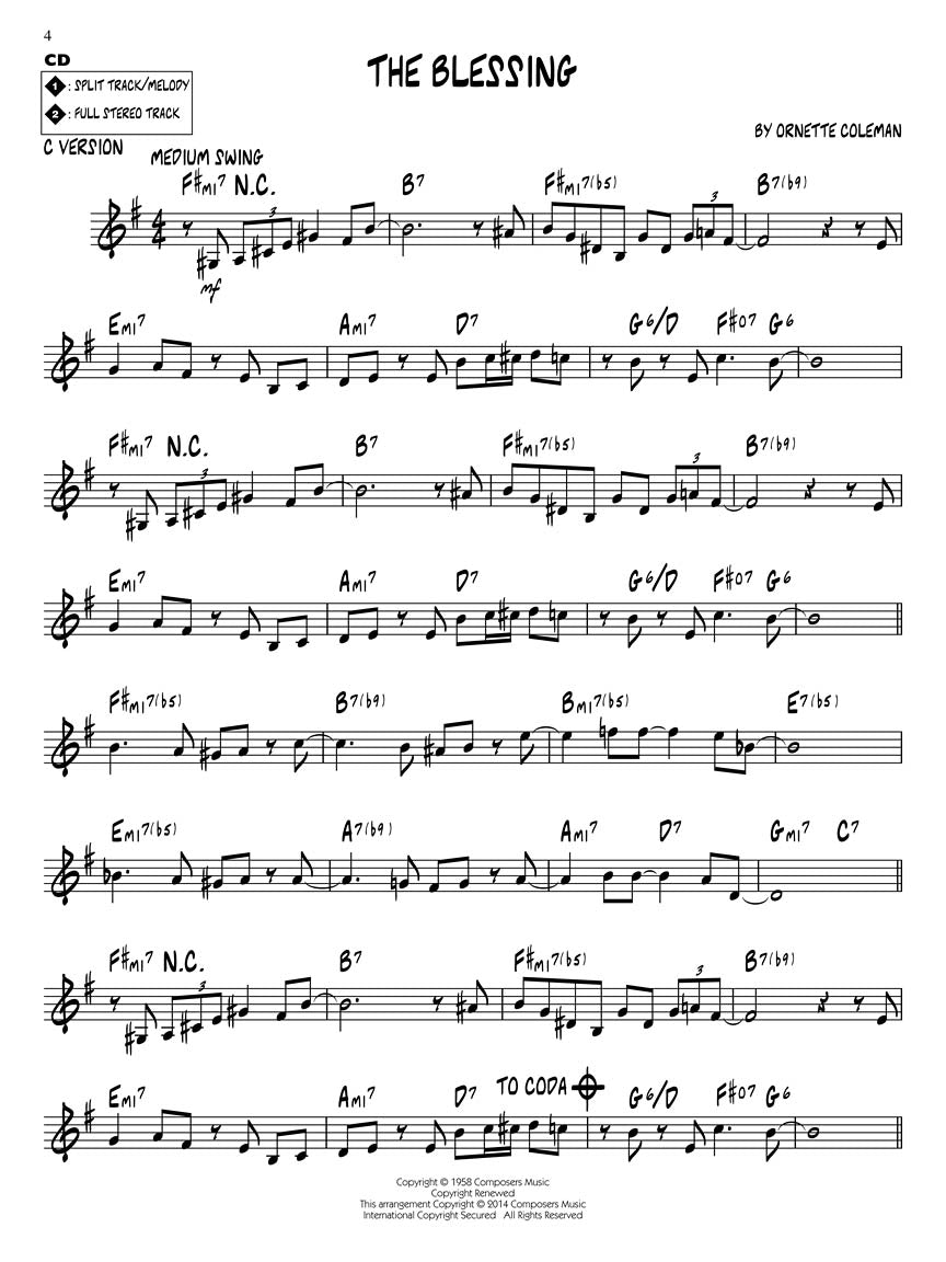 Ornette Coleman Play-Along
