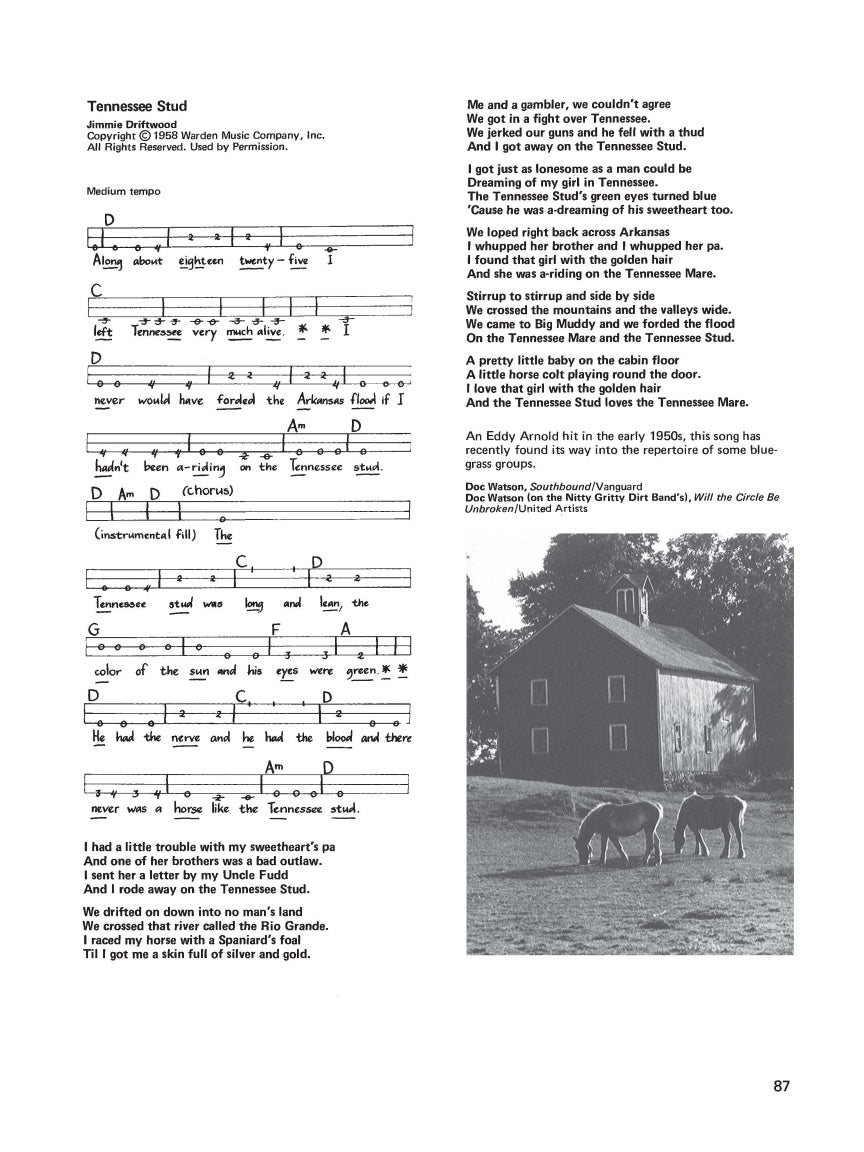 Bluegrass Songbook