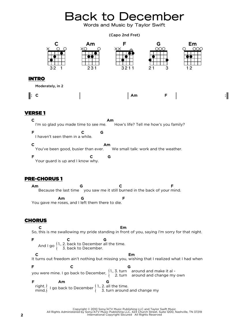 Taylor Swift - Really Easy Guitar