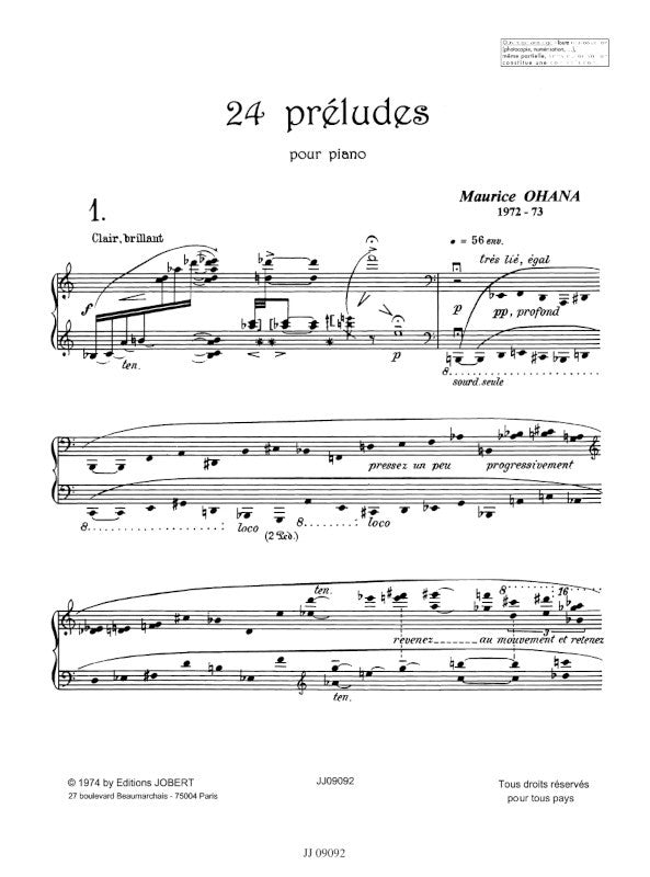 Ohana: 24 Preludes