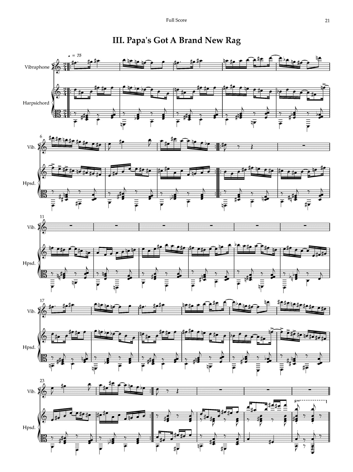 Stewart: Rhythm Sonata No. 12a